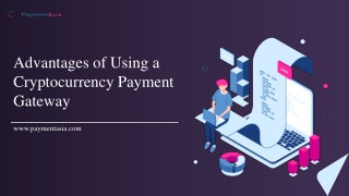 Advantages of Using a Cryptocurrency Payment Gateway