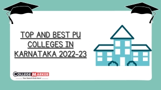 Top and Best PU Colleges in Karnataka 2022-23