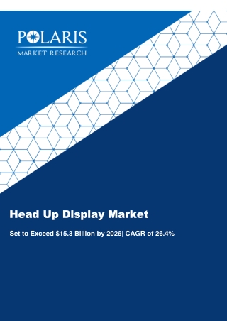 Head Up Display (HUD) Market Size, Share, Analysis Report