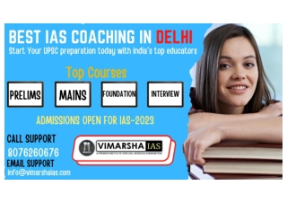 Top IAS Coaching In Delhi Vimarsha IAS
