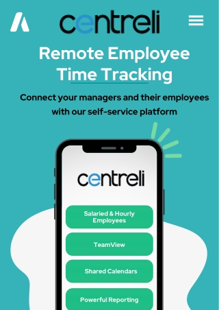 Remote Employee Time Tracking| Leave Tracking for Employees | Centreli