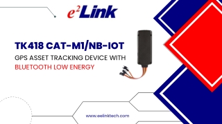 TK418 asset tracking device with Bluetooth low energy