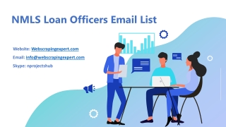 NMLS Loan Officers Email List 