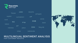 Multilingual Sentiment Analysis For Customer Insights