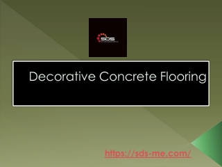 Decorative Concrete Flooring