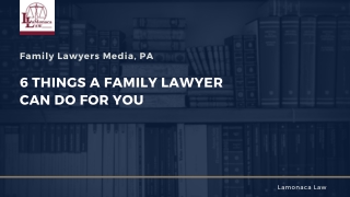 6 Things A FAMILY Lawyer Can Do for You