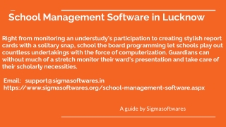 _ School Management Software in Lucknow