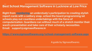_Best School Management Software in Lucknow at Low Price