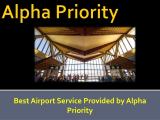 Luxury Ground Transportation | Alpha Priority