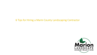Get the Best Landscape Contractors in Marin County,Marionlandscaping