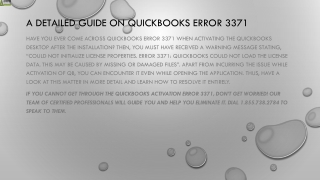 Best way to troubleshoot QuickBooks Error 3371