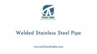 Welded Stainless Steel Pipe