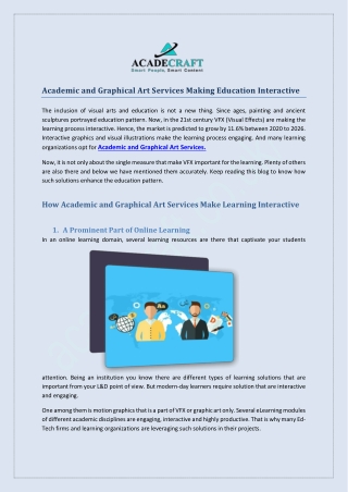 academic and graphical art services