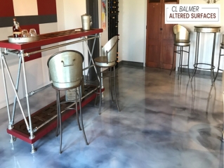 Stained stamped concrete Ephrata, PA