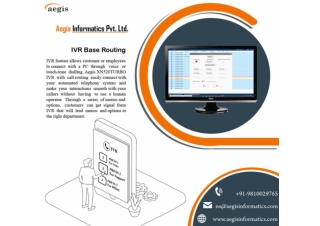 IVR Base Routing - Fixed Cellular Terminal