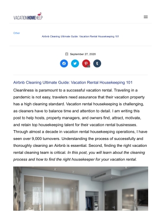 Airbnb Cleaning