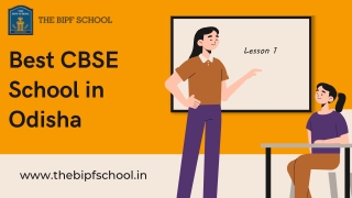 Best CBSE School in Odisha