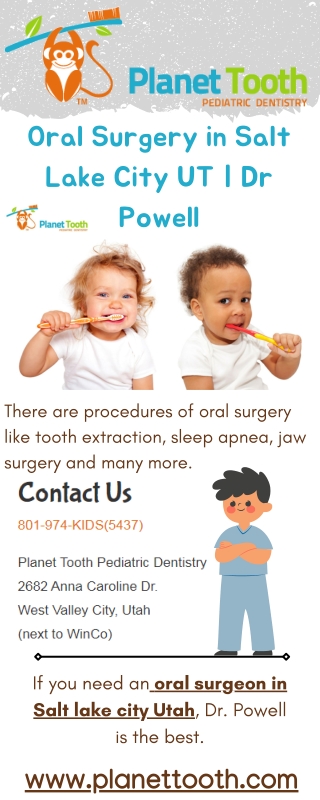 Oral Surgery in Salt Lake City UT  Dr Powell