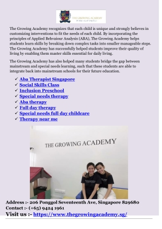 Social Skills Class