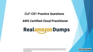 CLF-C01 Exam Dumps By Realamazondumps.com