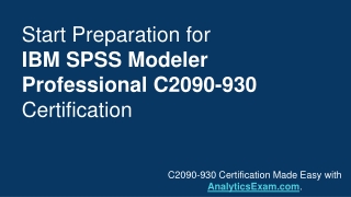 IBM C2090-930 Certification | Question & Answers