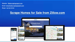 Scrape Homes for Sale from Zillow.com
