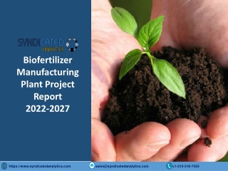Biofertilizer Manufacturing Plant Project Report