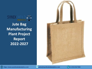 Jute Bag Manufacturing Plant Project Report