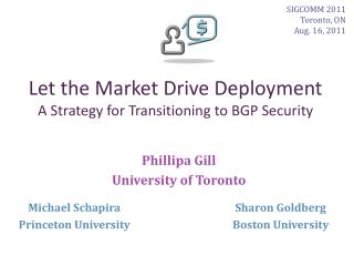 Let the Market Drive Deployment A Strategy for Transitioning to BGP Security