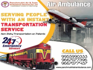 Use Now Fastest Medical Evacuation by Panchmukhi Air Ambulance in Ranchi and Delhi