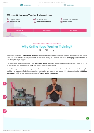 200 Hour Online Yoga Teacher Training | World Peace Yoga