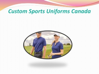 Custom Sports Uniforms Canada