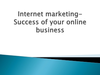 Internet-marketing-Success-of-your-online-business