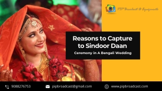 Reasons to Capture to Sindoor Daan Ceremony in A Bengali Wedding