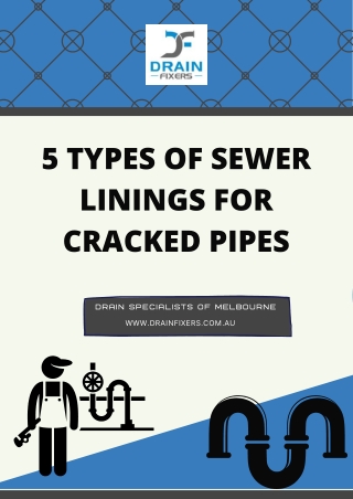 5 Types of Sewer Linings for Cracked Pipes
