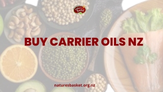 Buy Carrier Oils Nz | Nature's Basket