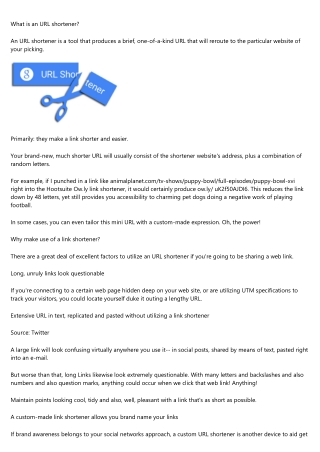 tinyurl Explained in Instagram Photos