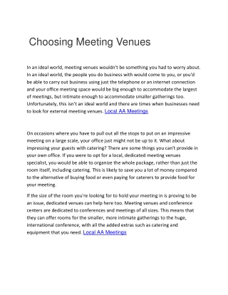 Local AA Meetings2