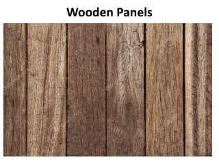 Wooden Panels