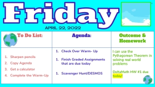 Pythagorean Theorem catchup day