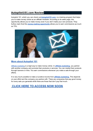 Autopilot101.com Review