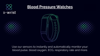Blood Pressure Watches