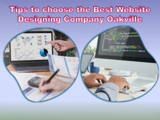 Tips to choose the Best Website Designing Company Oakville