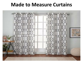 Made to Measure Curtains