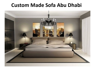 Custom Made Sofa Abu Dhabi