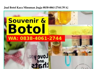 Jual Botol Kaca Minuman Jogja O8౩8~ᏎOᏮI~27ᏎᏎ[WhatsApp]