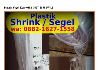 Plastik Segel Ecer