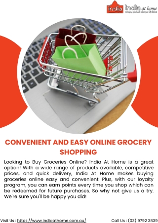 Convenient And Easy Online Grocery Shopping