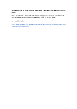 ai hiring