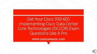 350-601 Exam Dumps 2022